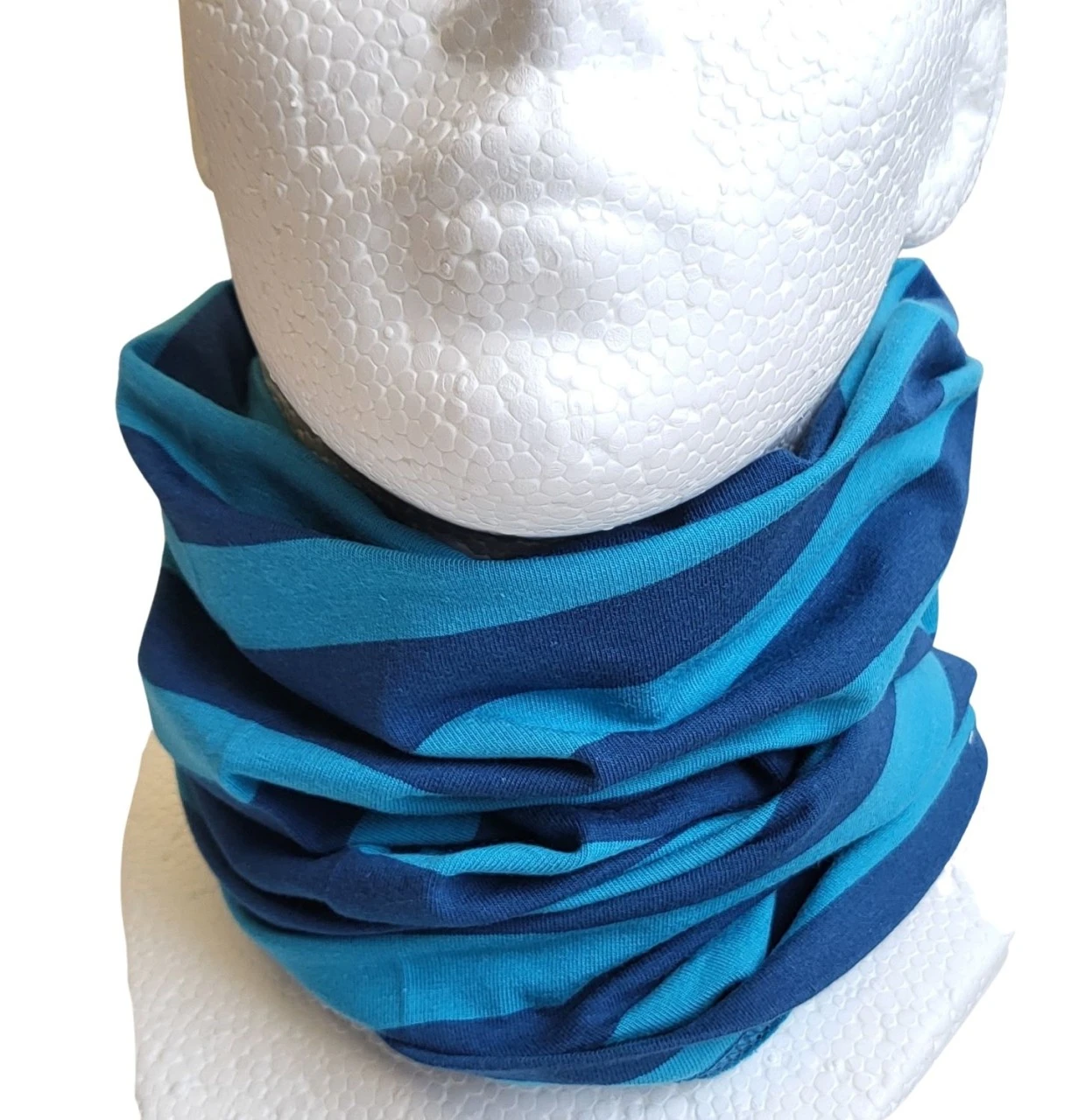 Finkid TUUBI TWIST Schlauchschal Loop Baumwolle Blockstreifen 4 Finkid TUUBI TWIST Schlauchschal Loop Baumwolle Blockstreifen – Bild 4