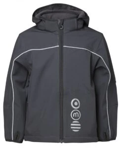Minymo Jungen Softshelljacke Deep Stone Grey Basic45