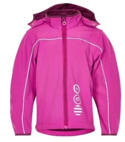 Minymo Mädchen Softshelljacke Dark Fuchsia Basic45