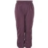 Minymo Mädchen Fleecehose Black Plum Violett