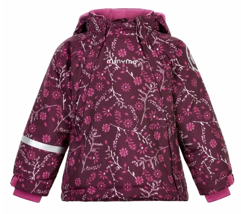 Minymo Winterjacke Grape Wine Wasserdicht Doppelzipper 1 Minymo Winterjacke Grape Wine Wasserdicht Doppelzipper
