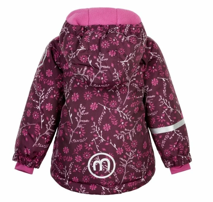 Minymo Winterjacke Grape Wine Wasserdicht Doppelzipper 2 Minymo Winterjacke Grape Wine Wasserdicht Doppelzipper – Bild 2