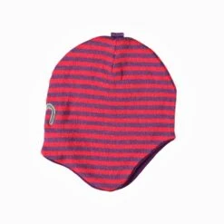 Minymo Wintermütze Strickmütze Now69 Ringel Violett-pink