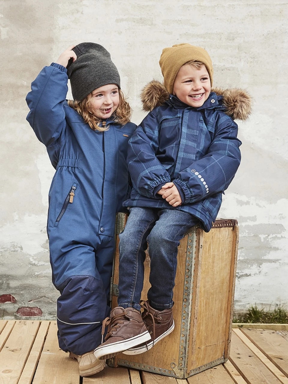 Minymo Kinder Schneeanzug Blau Wasserdicht Mit Verstärkungen 3 Minymo Kinder Schneeanzug Blau Wasserdicht Mit Verstärkungen – Bild 3