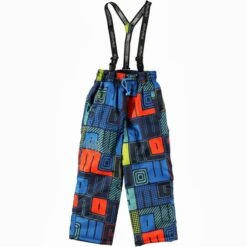 Minymo Now10 Buchstaben Blau Bunt Thermo Skihose Schneehose Atmungsaktiv