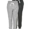 Minymo Jungen Sweathose Hellgrau/anthrazit Im 2er Pack Jogginghose