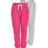 Minymo Mädchen Sweatpants Pink/hellgrau Im 2er Pack Jogginghose