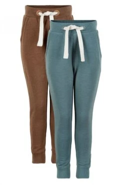 Minymo Sweatpants Toffee/teal Im 2er Pack Jogginghose