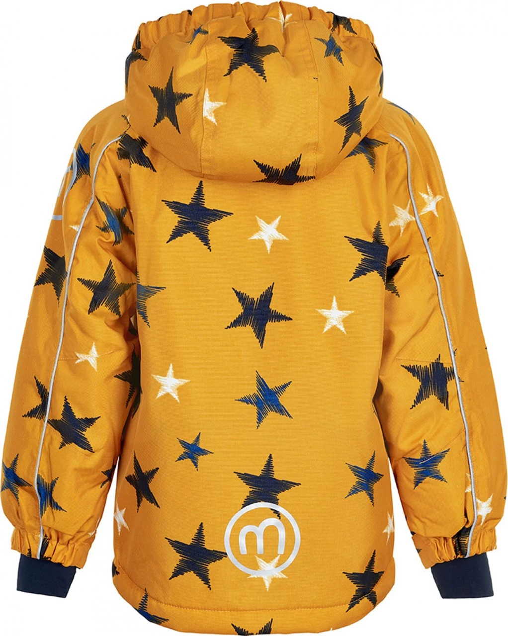 MINYMO Kinder Winterjacke Golden Yellow Stars 2 MINYMO Kinder Winterjacke Golden Yellow Stars – Bild 2