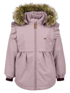 Minymo Mädchen Winterjacke Elderberry Wasserdicht Misty Rose