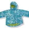 Minymo Baby Outdoorjacke Türkis Zahlen Atmungsaktiv
