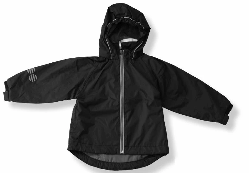 Minymo Kinder Regenjacke Mikkel Outdoorjacke Schwarz 1 Minymo Kinder Regenjacke Mikkel Outdoorjacke Schwarz