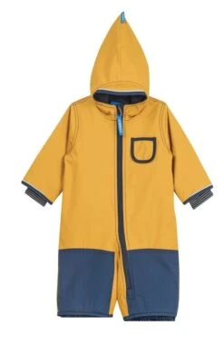 Finkid Pikku Winter EKO Golden Yellow/navy Thermo Schneeanzug