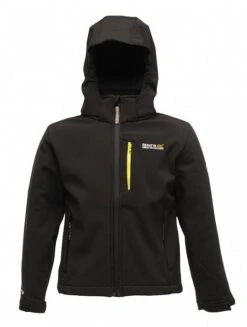 Regatta Kinder Softshelljacke Black Airblaze