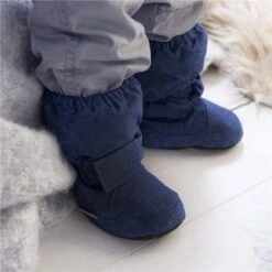 Sterntaler Baby Stiefelchen Uni Thermo Booties Gefüttert -Kinderbekleidungsgeschäft sterntaler baby stiefelchen navy 2 1280x1280