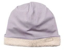 Walkiddy Beanie Wintermütze Gefüttert Uni Biobaumwolle GOTS -Kinderbekleidungsgeschäft walkiddy beanie lavendel grau 1 1280x1280
