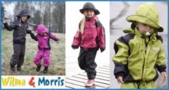 Wilma & Morris Outdoorjacke TYNSET Atmungsaktiv, Farbe Pink/schwarz -Kinderbekleidungsgeschäft wilma und morris kinder regenbekleidung 1280x1280